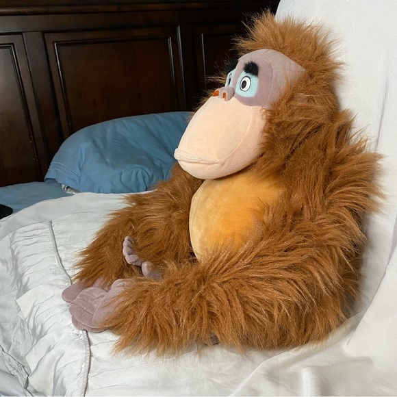 DISNEY STORE 18" Plush KING LOUIE Ape JUNGLE BOOK Large Big Clasping Hands Plush - Picture 3 of 8
